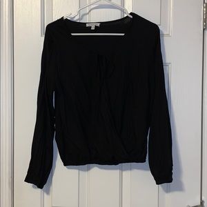 Black Tie Blouse